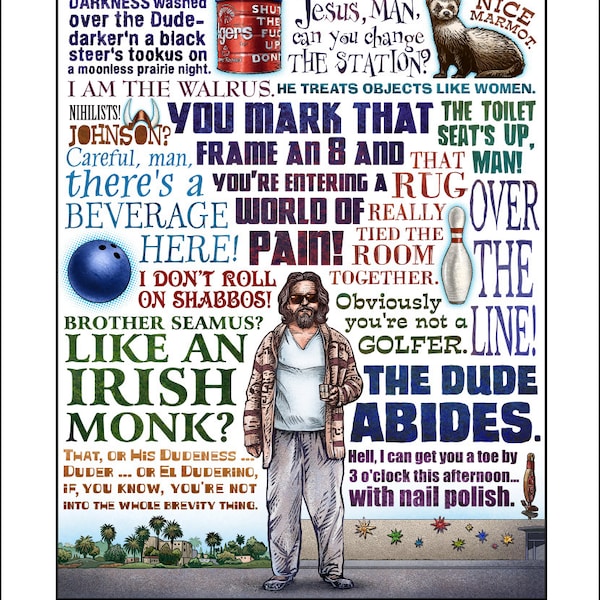 The Dude Abides - Etsy