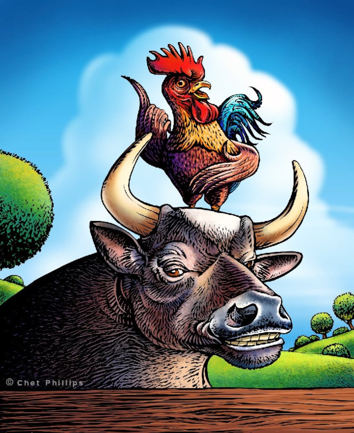 Cock and Bull Story 8x 10 Signed Print Etsy