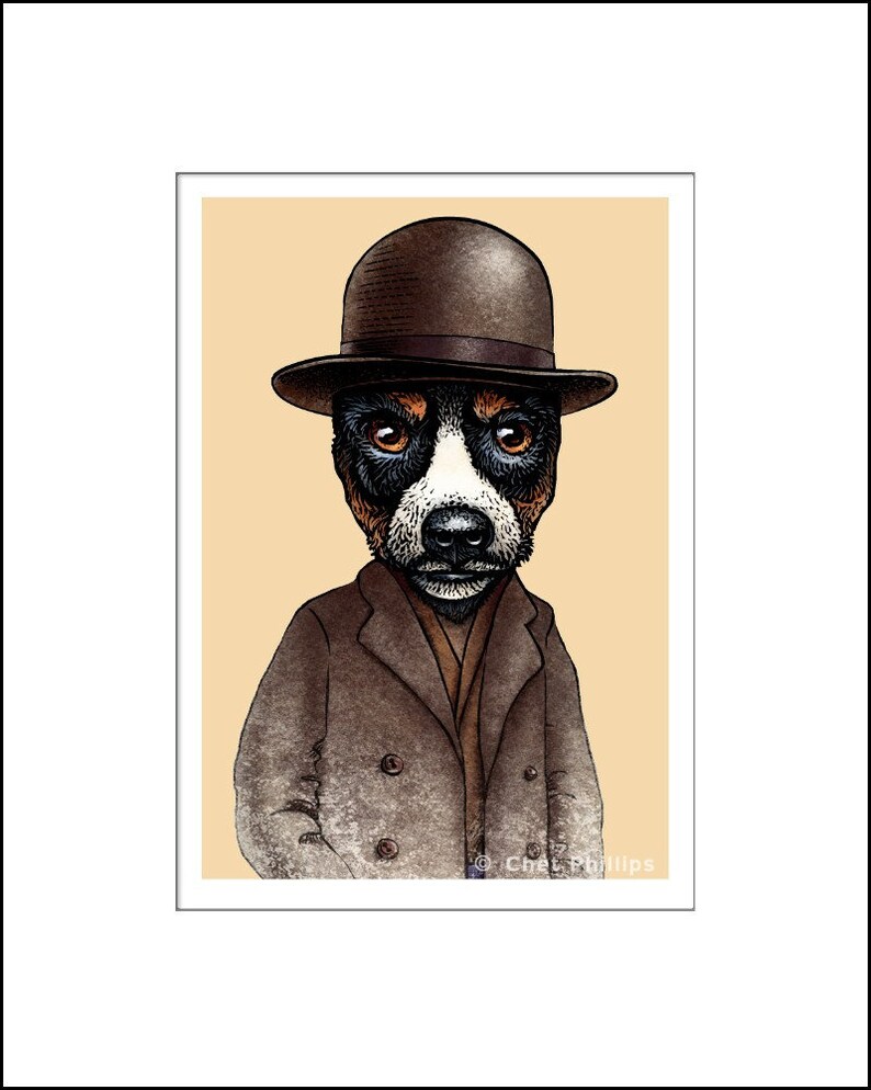 Henri De Toyfox-lautrec 8 X 10 Terrier Dog as - Etsy
