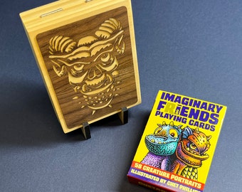 Limited Edition Box and Easel with Imaginary Friends and Fiends Playing Card Deck