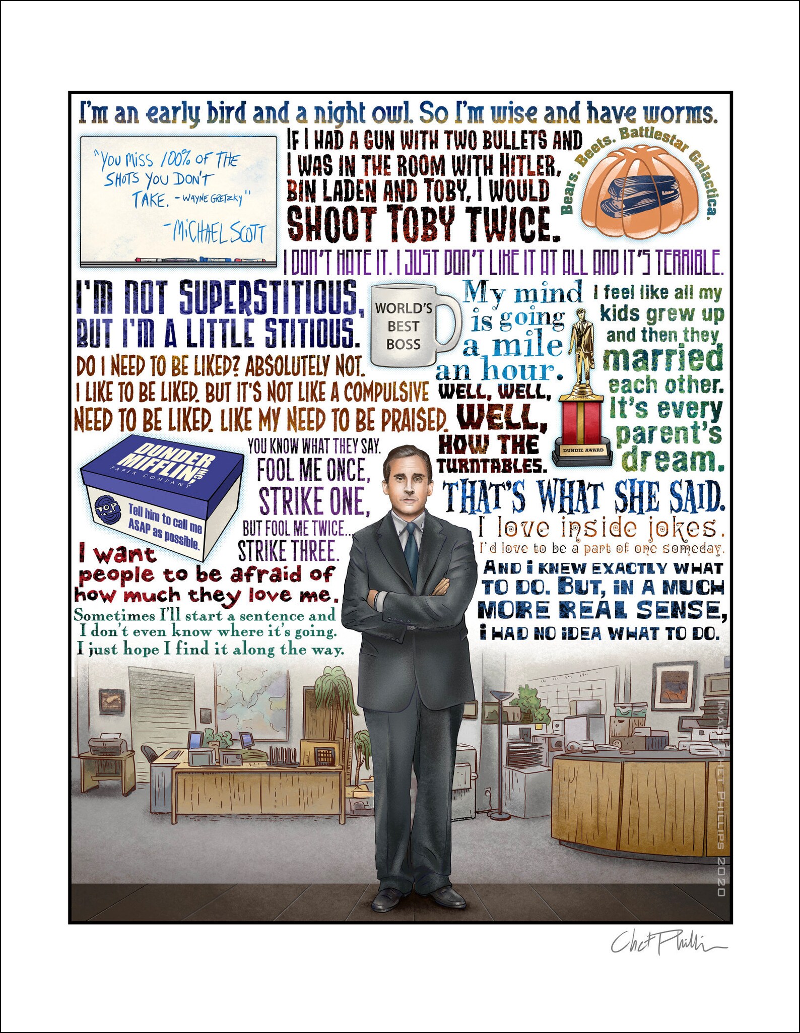 World's Best Boss the Office Tribute Limited Edition Etsy