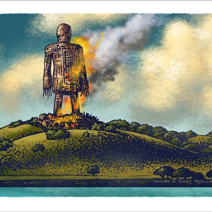 The Wicker Man- 5 x 7 signed print