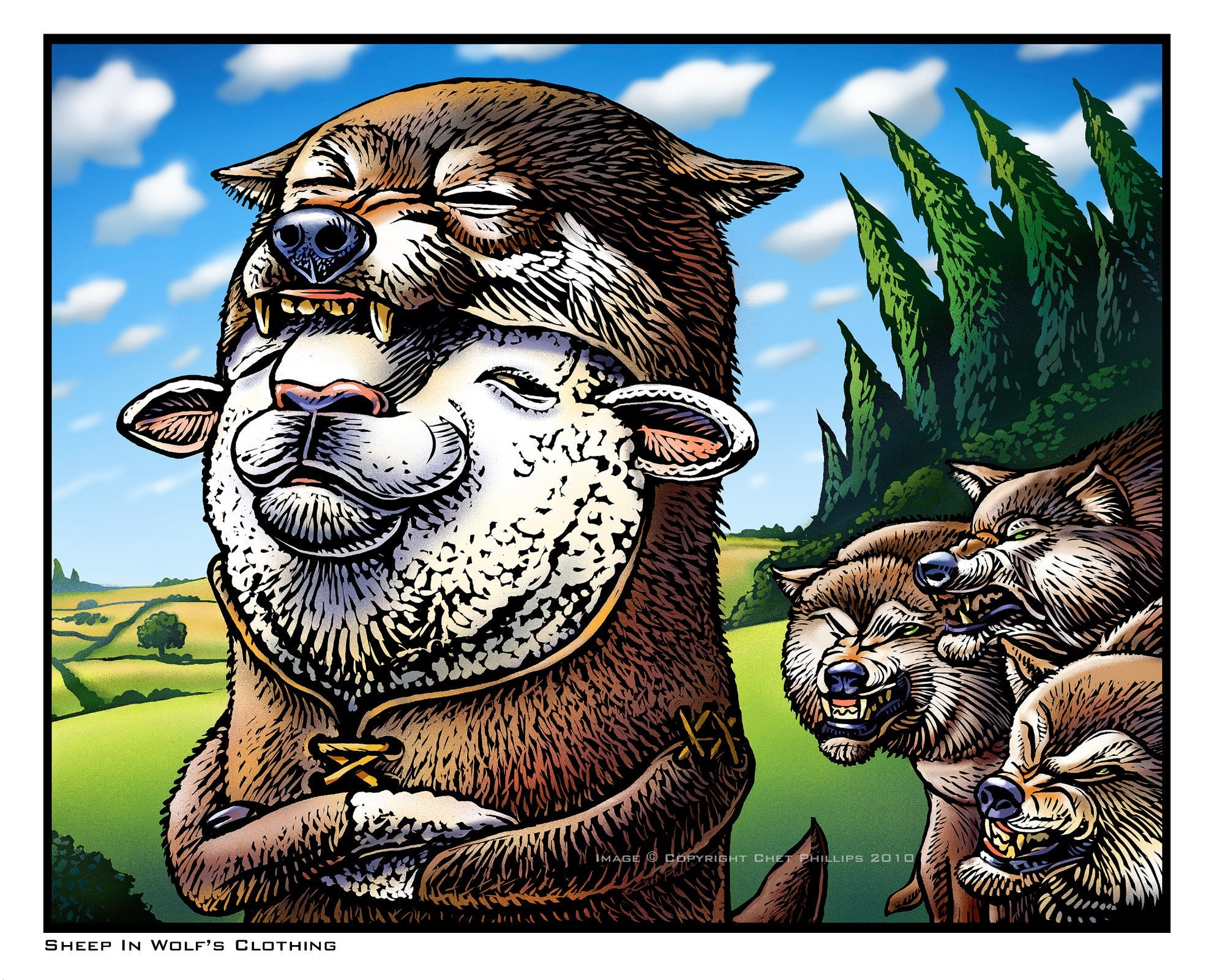 Sheep in Wolf's Clothing 8 X 10 Signed Print - Etsy