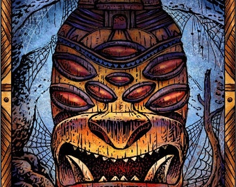 Spider Tiki- 8 x 10 signed print