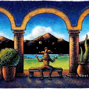 Cosmos- &quot;8 x 10&quot; Art Print- Surreal Wall Decor