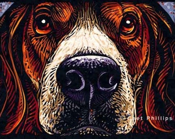 Beagle- 8" x 10"- Beagle Wall Art