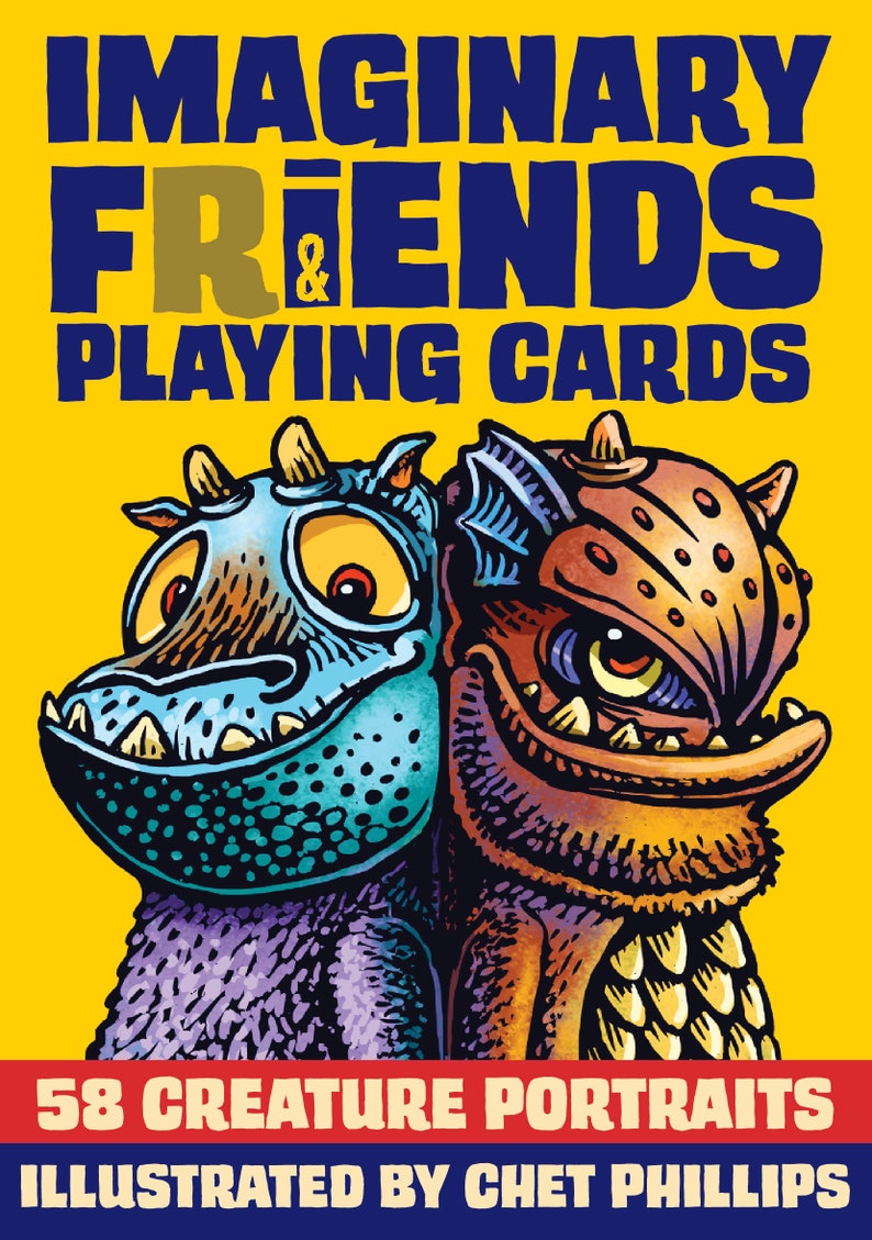 Imaginary Friends and Fiends Playing Card Deck image 2