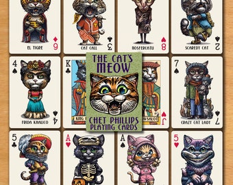 Cat's Meow playing cards