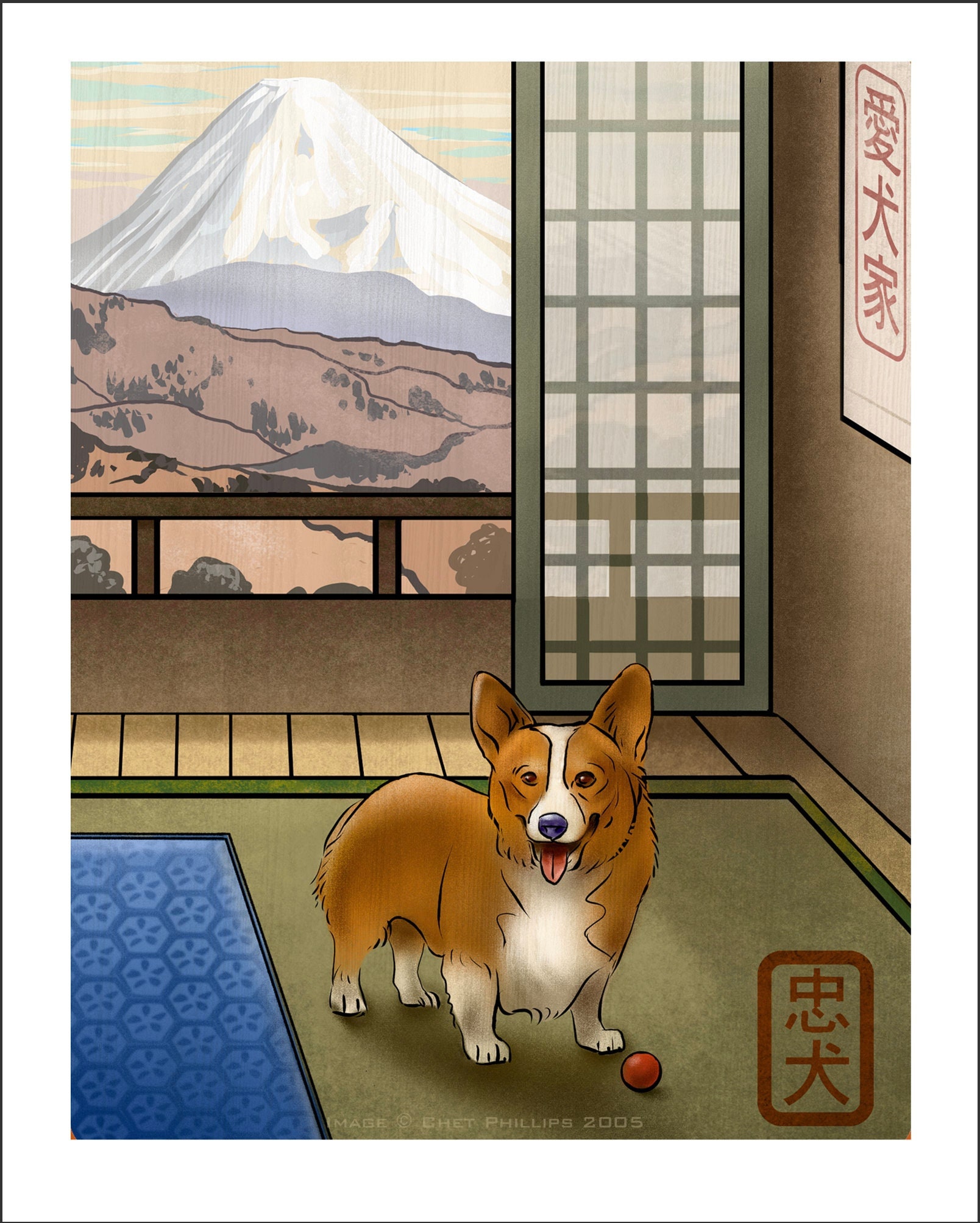 コーギーお顔ストラップ キーホルダー置物