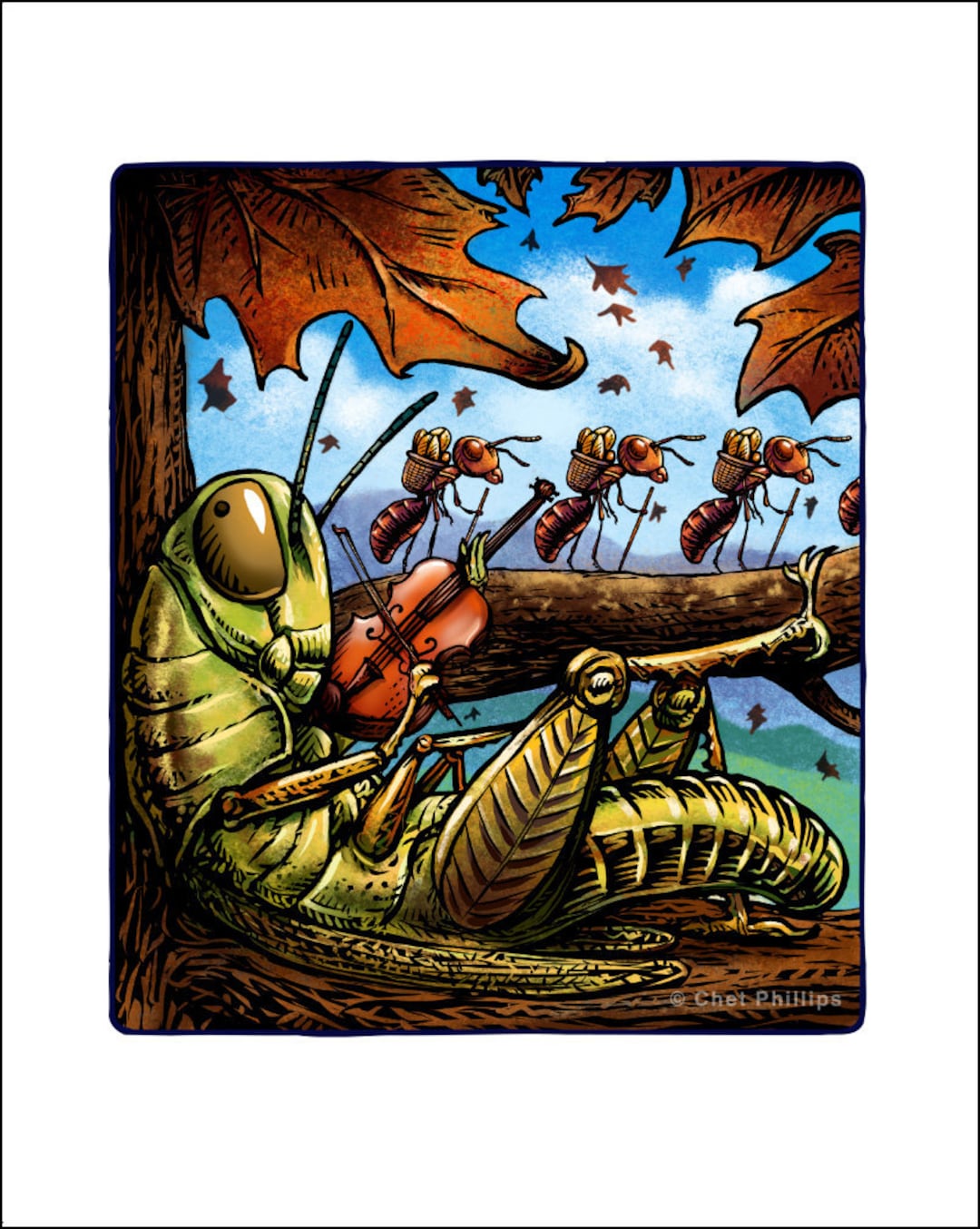 The Grasshopper and the Ants 8