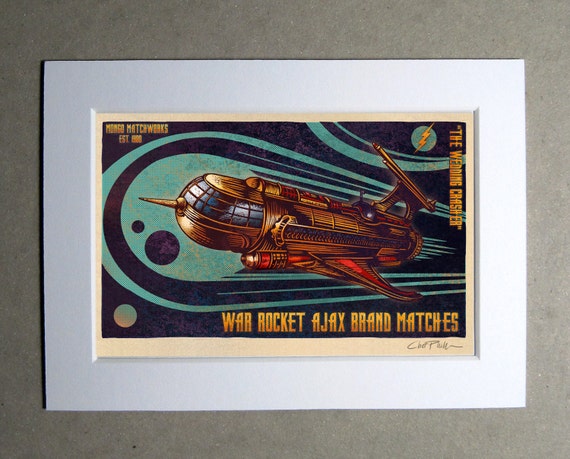 War Rocket Ajax Matchbox Art- 5
