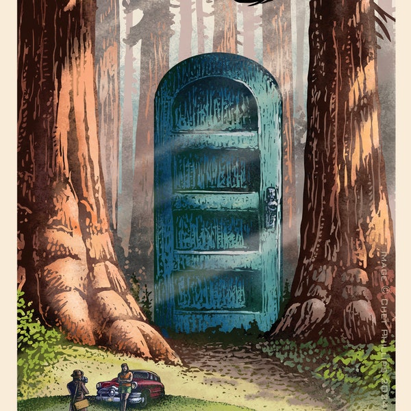 Muir Woods Monolith Portal 5" x 7" Postcard