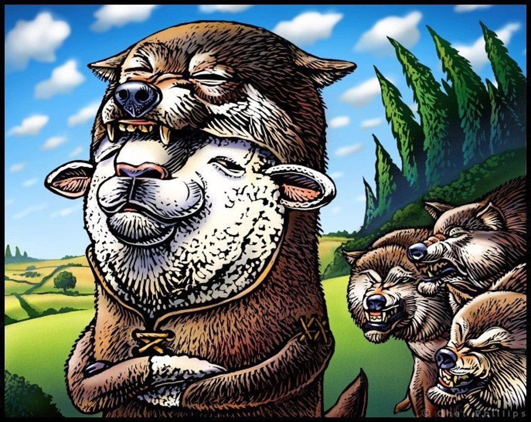 Sheep in Wolf's Clothing 8 X 10 Signed Print Etsy UK