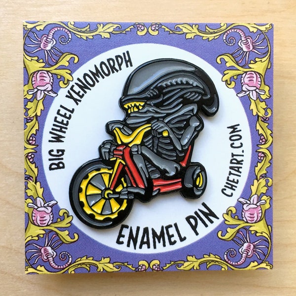 Big Wheel Xenomorph Enamel Pin