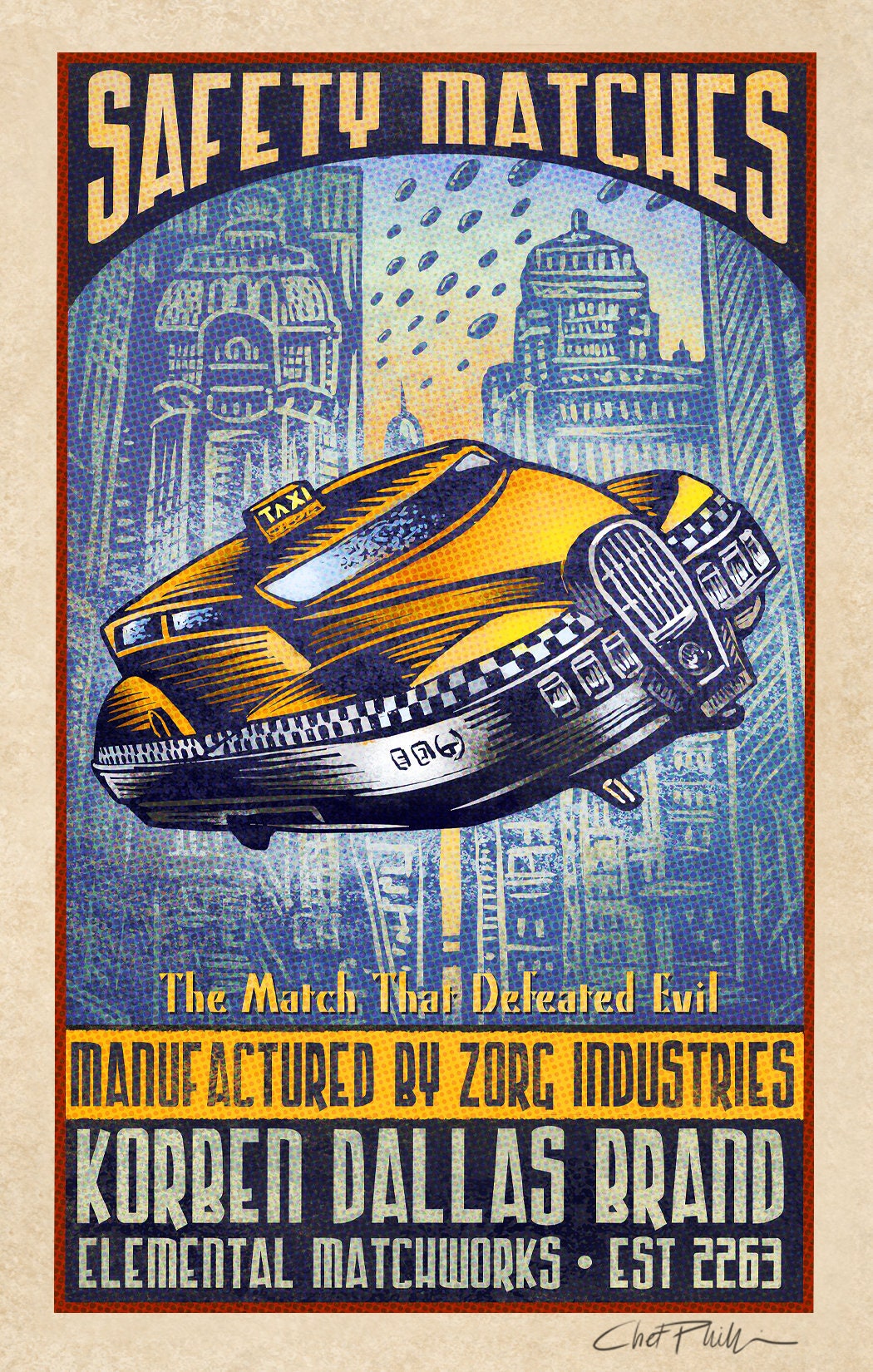 Zorg Brand Matchbox Art- 5