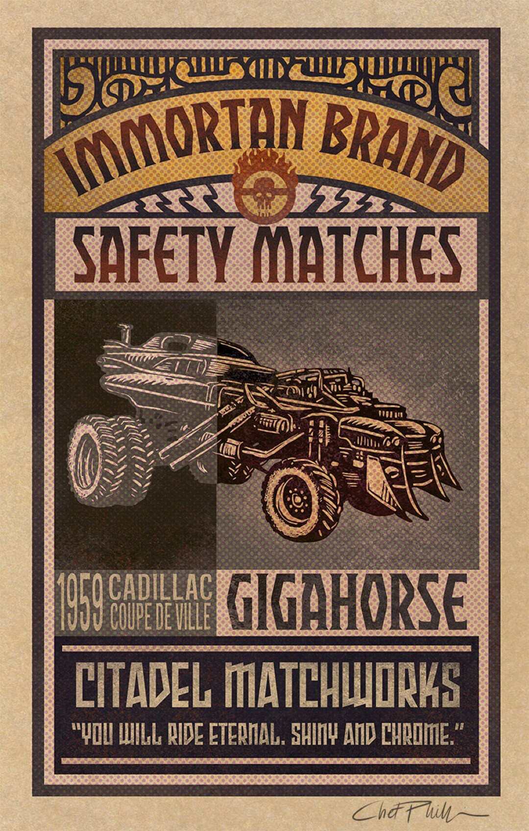 Immortan Brand Matchbox Art- 5