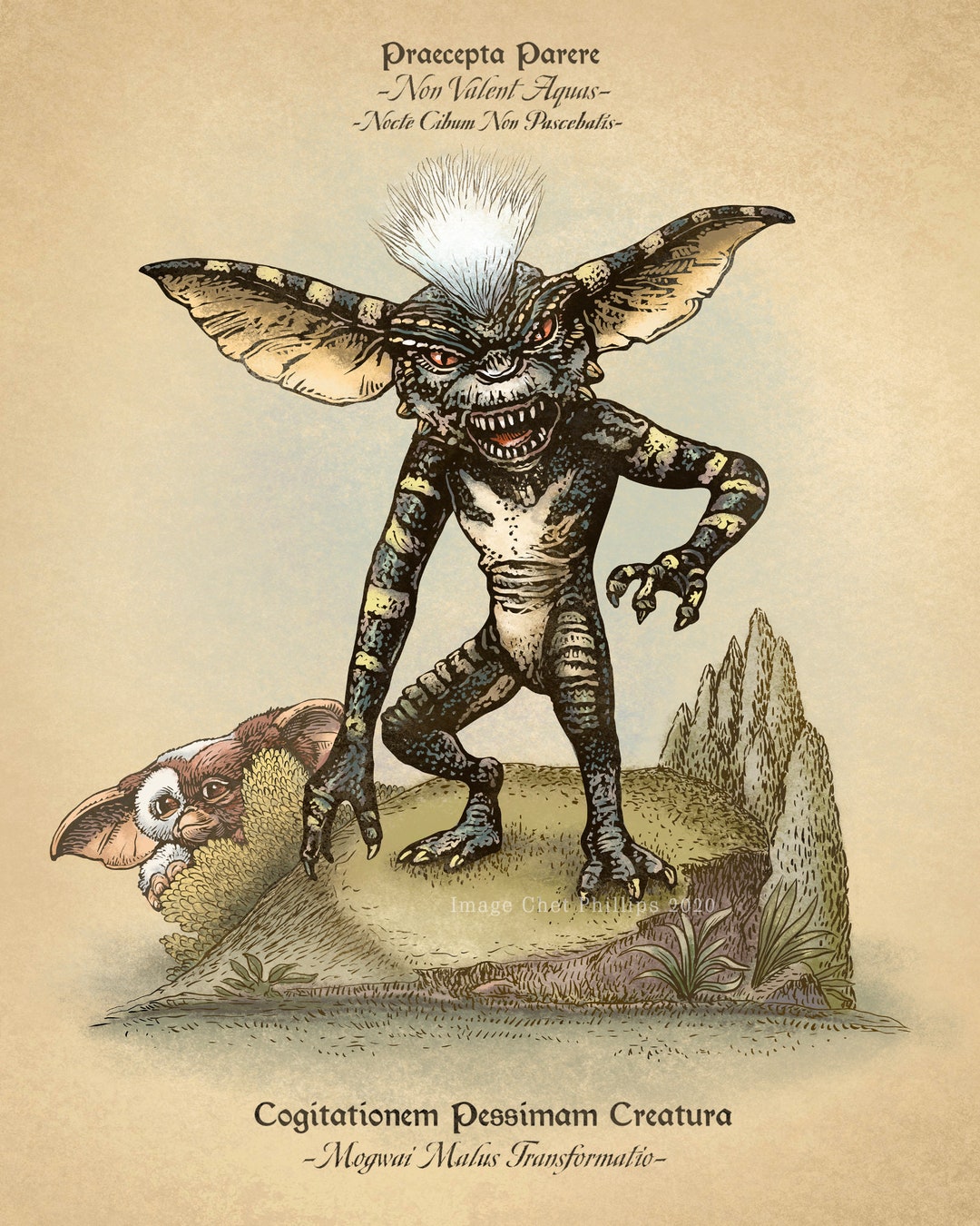 Gremlins Study-unnatural History Series 8
