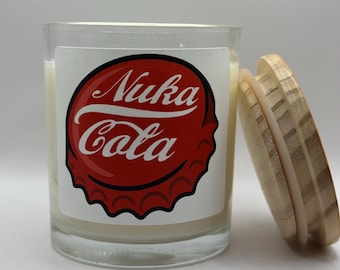 Gaming Candle - Fallout Nuka Cola - Handmade Soy Wax Candle - CandleNerdery