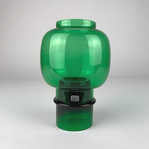 Vintage 1970s Arabia Glass Candle Holder Tuikku Finland