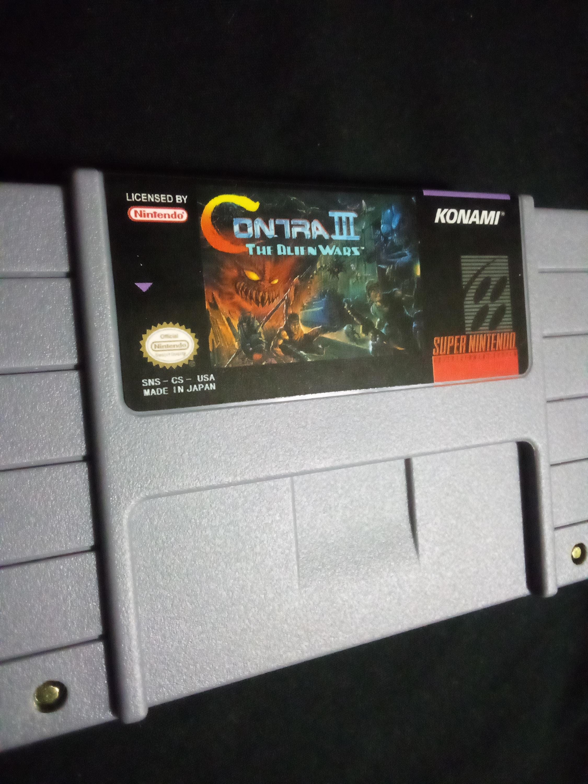 Contra Alien Wars Snes UK