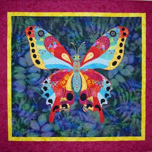 Butterfly Fusible Applique Quilt Pattern