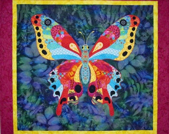 Butterfly Fusible Applique Quilt Pattern