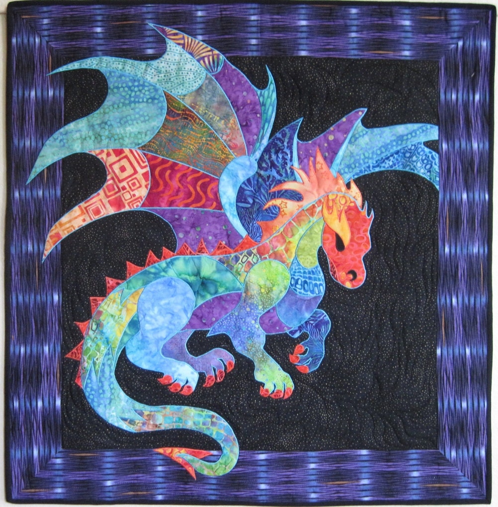 Dragon Fusible Applique Quilt Pattern