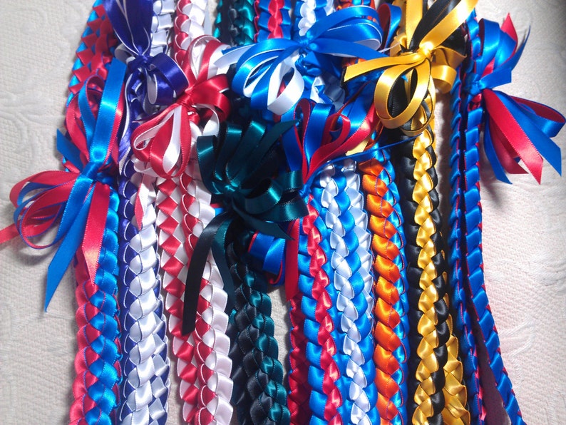 Single Braid Ribbon Lei image 3