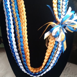 Triple Strand Ribbon Lei image 1