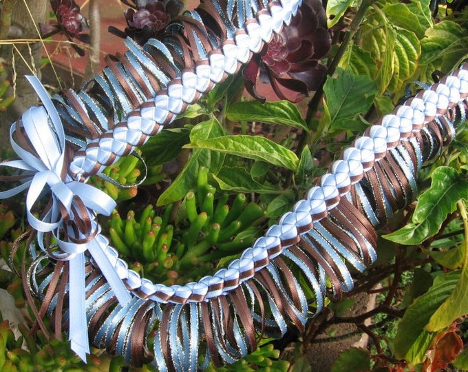 Ribbon Lei With Loopy Fringe - Etsy
