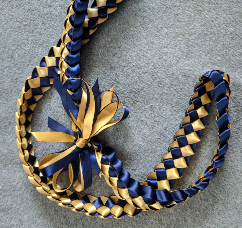 Single Braid Ribbon Lei image 2