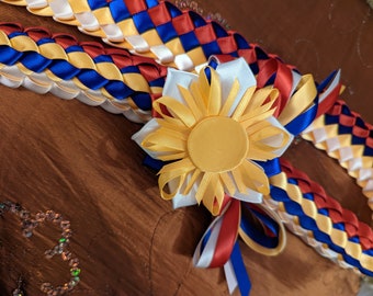 Filipino deluxe double braid lei