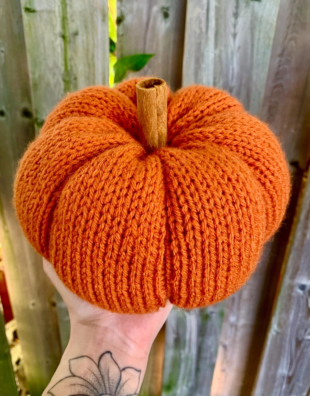 Easy Knit Pumpkin PDF Pattern