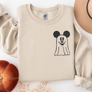 Mickey Halloween Shirt, Mickey Ghost Pocket Halloween Shirt, Halloween Ghost Shirt,Funny Disney Halloween Party,Disneyland Spooky Season Tee