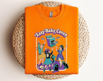 Easy Bake Coven Oversized T-Shirt, 90s Horror Halloween Tee