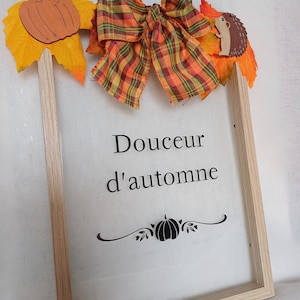 Automne, Cadre d'automne, automne, cadre d'automne, décoration automnale, cadeau