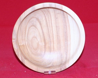 Hand turned ash snack dish