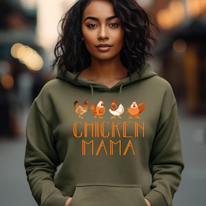 Chicken Mama Sweatshirt, Crazy Chicken Lady Hoodie, Chicken Lover Sweatshirt, Mama Hen Hoodie, Farm Girl Sweatshirt, Country Life Hoodie