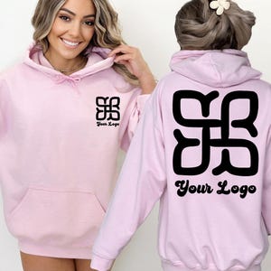 Custom Logo Design Hoodie, Personalized Custom Made Design Sweatshirt, Team Logo Hoodie, Company Logo Hoodie, Customize Your Own Sweatshirt
