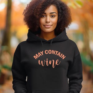 Sudadera con capucha divertida para beber, sudadera con puede contener vino, sudadera para amantes del vino, sudadera con capucha para regalar bebidas durante el día, sudadera para amantes de la cerveza, sudadera con capucha alcohólica