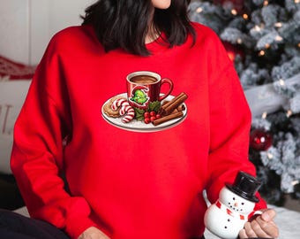 Funny Christmas Sweatshirt, Coffee Lover Gift Hoodie, Holiday Sweatshirt, Xmas Hoodie, Winter Sweatshirt, Most Wonderful Time Hoodie