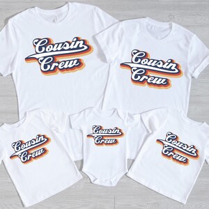 Cousin Crew Matching Shirt, Big Cousin Shirt, Little Cousin Shirt, Cousin Team Shirt, Crazy Cousin Tee, Family Birthday Gift,Cousin Club Tee