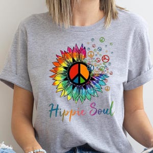 Hippie Shirt, Hippie Soul Shirt, Novelty Shirt, Vintage Shirt, Hippie Life Shirt, Camping Gift, Free Soul Shirt, Camper Shirt,Peace Love Tee