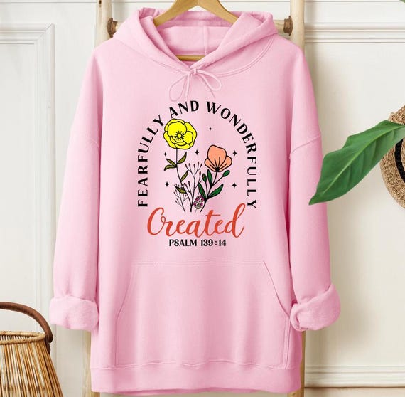 Christian Floral Sweatshirt, Religious Hoodie, Gift for Christian
