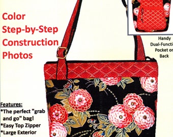 SewphistiCat Designs #SC-29 Ella B's Bag Purse Handbag Tote Uncut Sewing Pattern 2012