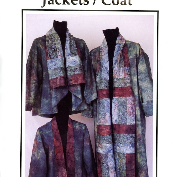 CNT Pattern Co. Swing Style Sensations Jackets Coats Size 8 10 12 14 16 18 20 22 Uncut Sewing Pattern