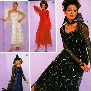 Simplicity 9309 Costume Vampire Witch Angel Devil Size 14 16 18 20 Uncut Vintage Sewing Pattern 2000