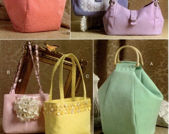 Vogue V8215 8215 Accessories Bag Handbag Purse Pocketbook Uncut Sewing Pattern 2006