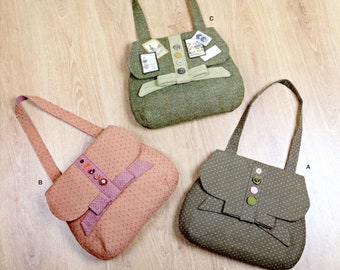 Simplicity 8664 Bags Purses Handbag Four Styles Charlie's Aunt Uncut Sewing Pattern 2018