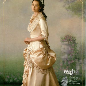 Simplicity 4244 Victorian Bridal Wedding Gown Dress Size 14 16 18 20 Uncut Sewing Pattern 2006